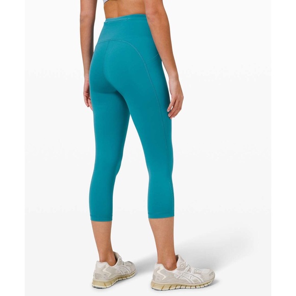 Lululemon Swift Speed High-Rise Crop 21” Hawaiian Blue - Picture 5 of 15